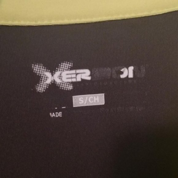 Xersion Jacket Performance Wear Womens Small Gray and Yellow - Picture 4 of 7